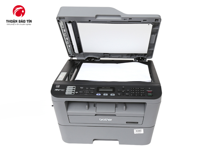 Chất lượng bản in sắc nét với độ phân giải cao trên máy in Brother MFC-L2701D, phù hợp in hợp đồng và tài liệu quan trọng.
