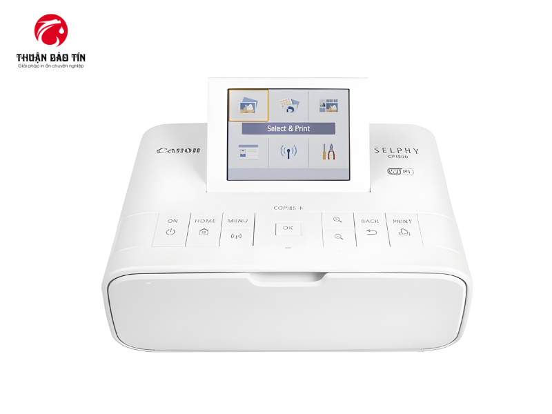 Công nghệ in nhiệt thăng hoa trên máy in Canon CP1300 mang lại hình ảnh sắc nét, màu sắc trung thực và độ bền cao theo thời gian.