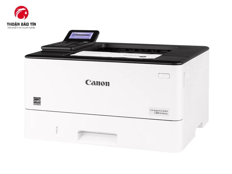 Tốc độ in nhanh lên đến 40 trang/phút giúp Canon LBP246DW xử lý hiệu quả khối lượng tài liệu lớn mỗi ngày.