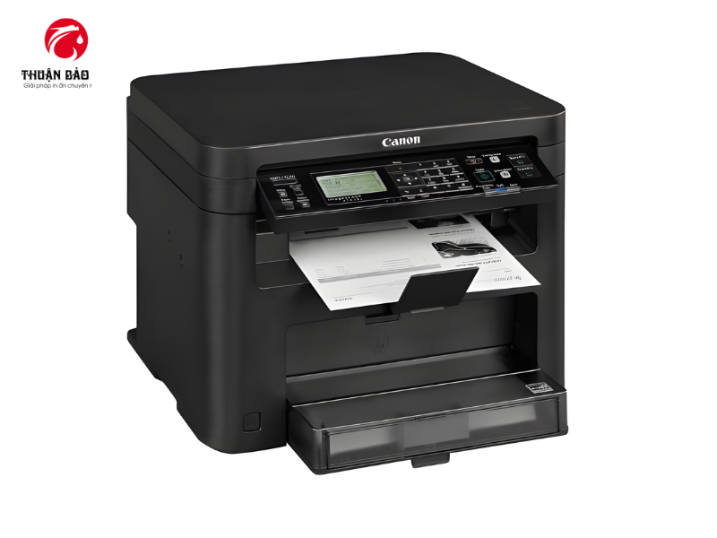 Bảng điều khiển máy in Canon MF241D thiết kế trực quan, dễ thao tác cho người mới sử dụng.